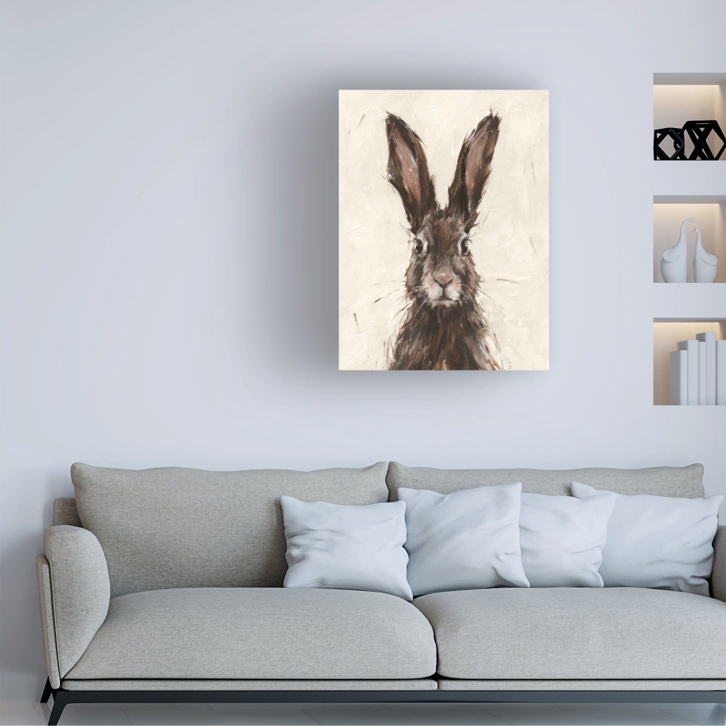 Ethan Harper 'European Hare I' Canvas Art