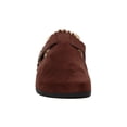 thumbnail image 5 of Women's Faux Suede Clog Mules – Whipstitch Buckle Slip-On Clogs, 5 of 8