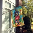 thumbnail image 2 of Dachshund Christmas House Flag 28 in x 40 in, 2 of 7