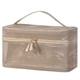 thumbnail image 1 of Divided cosmetic storage pouch for vacation Breathable mesh material ensures quick drying. Weekend Getaway, 1 of 5