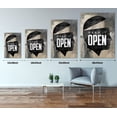 thumbnail image 5 of Creative Man Head Portrait Wall Art with Positive Quote KEEP IT OPEN Inspirational Wall Art Motivational Poster for Office Home Walls HD Print Gallery Wrapped Easy and Ready to Hang-12"Wx18"H, 5 of 6