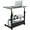 Black, variant on Adjustable Height Mobile Computer Desk for Small Space Rolling Writing with Wheels Corner Home Office Study Portable Bedrooms Work Desk Standing Desk