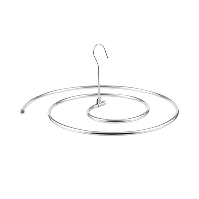 Support de Séchage en Spirale Robuste en Acier Inoxydable, Support de Lessive pour Couettes, Couvertures, Couvre-Lits, Housses de Matelas, Gain de Place, Solution de Séchage pour Vêtements Intérieur Extérieur 40 cm Cadeau