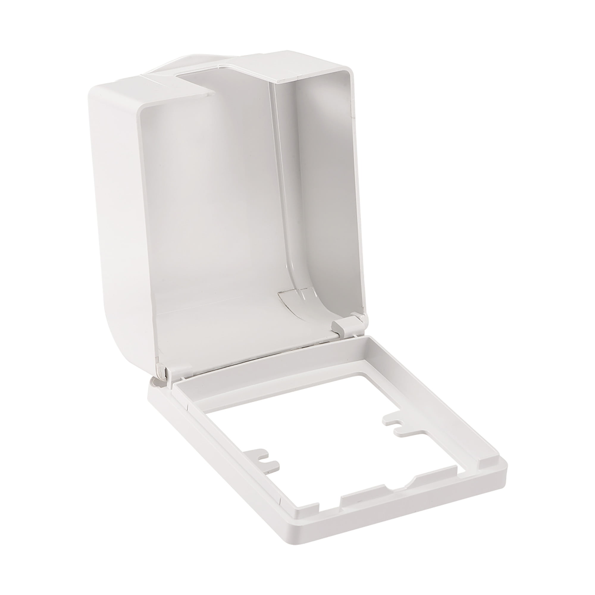 Weatherproof outlet cover Plug In use Receptacle Interior Protector Usa 98x110x55mm White 2Pcs 