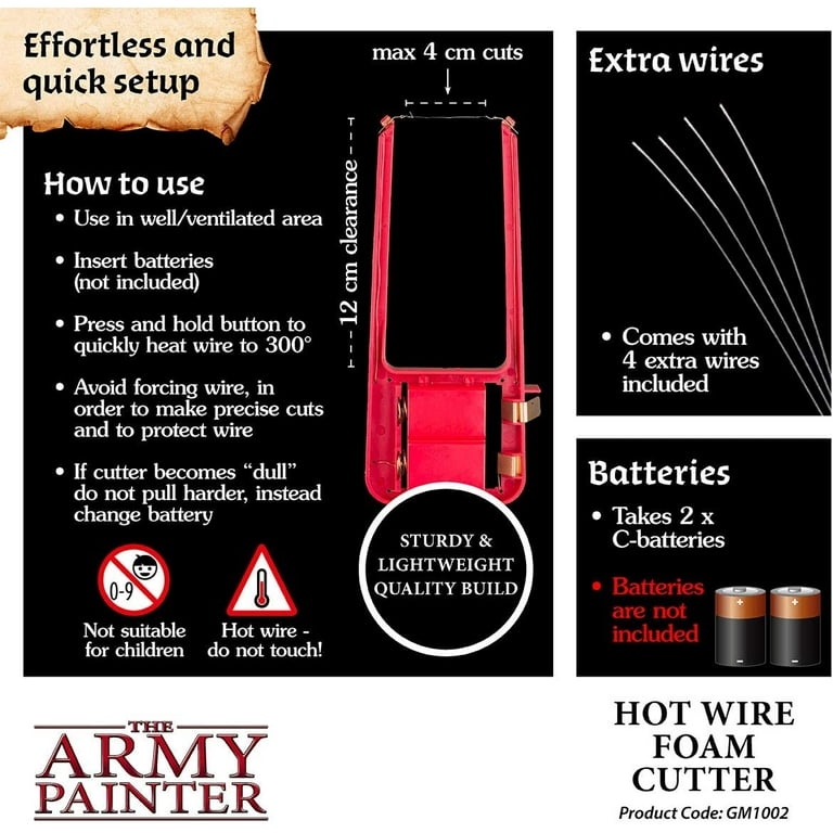 Best Hot Wire Cutter for Warhammer and Miniature Foam Terrain