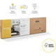 thumbnail image 5 of Box base cama Nooz Natural Tejida con cabecera Matrimonial Nooz marron claro, 5 of 6