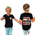 thumbnail image 2 of Zwiiyzr 3-14Y Toddler Baby Boys Girl Summer Shirt Comfortable Solid Color Print Round Neck Short Sleeve Cotton T-Shirt Top Black, 2 of 5