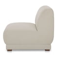thumbnail image 3 of Moe's Home Collection Fraser Slipper Chair Fabric White, 3 of 7