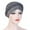 Gray, variant on Herrnalise Women Muslim Frontal Cross Bonnet Hijab Turban Hat Chemo Cap