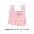 thumbnail image 3 of Matsuzay 50 Uds. De bolsas de plástico transparente con diseño de Sakura, bolsa de transporte colorida, bolsillo de almacenamiento seguro portátil Decoración del hogar 2 pequeños 20*36 12cm Matsuzay HA075275-02, 3 of 6