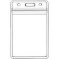 thumbnail image 1 of Woeilo Porte-Badge Transparent - Étui de Protection Étanche / Étui Vertical avec Design Scellable / Housses de Badge Transparentes Robustes pour Réunions d'Affaires Événements d'Entreprise Transparent, 1 of 5