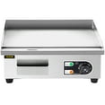 VEVORbrand Electric Countertop Flat Top Griddle, 18" Teppanyaki Grill
