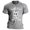 A-Grey1119, variant on Mens T-Shirts Grid Texture With Letter Print Tee Tops Round Neck Slim Fit Sports Tshirts