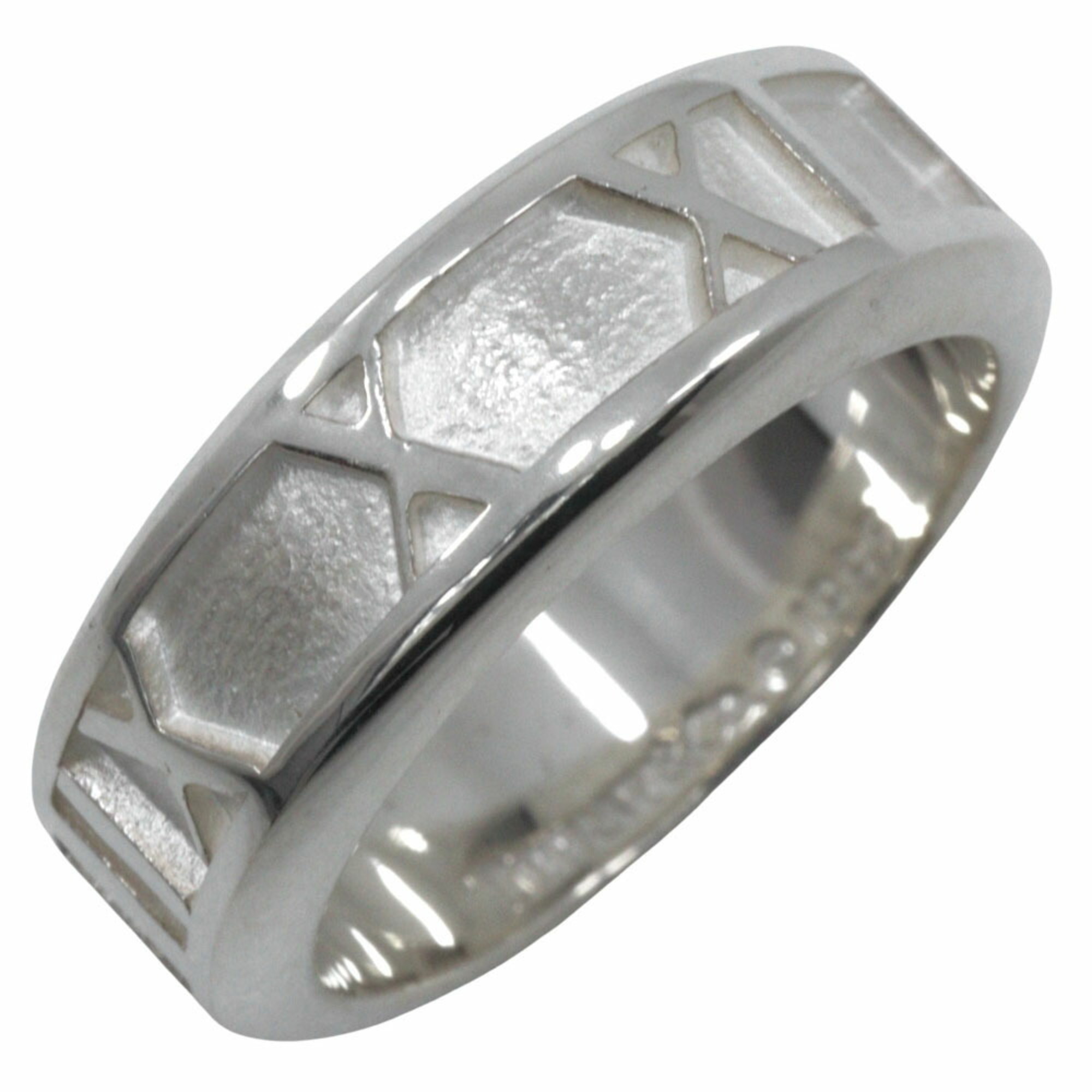 Pre-Owned Tiffany & Co. Atlas Ring, Size 8.5, Sterling Silver 