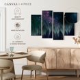 thumbnail image 4 of Elephant Stock Galaxy Forest Wall Art - Horizontal Multi Panel Canvas - Living Room Wall Decor - Nature Multi Panel - Blue And Teal Decor - 30" x 18", 4 of 4