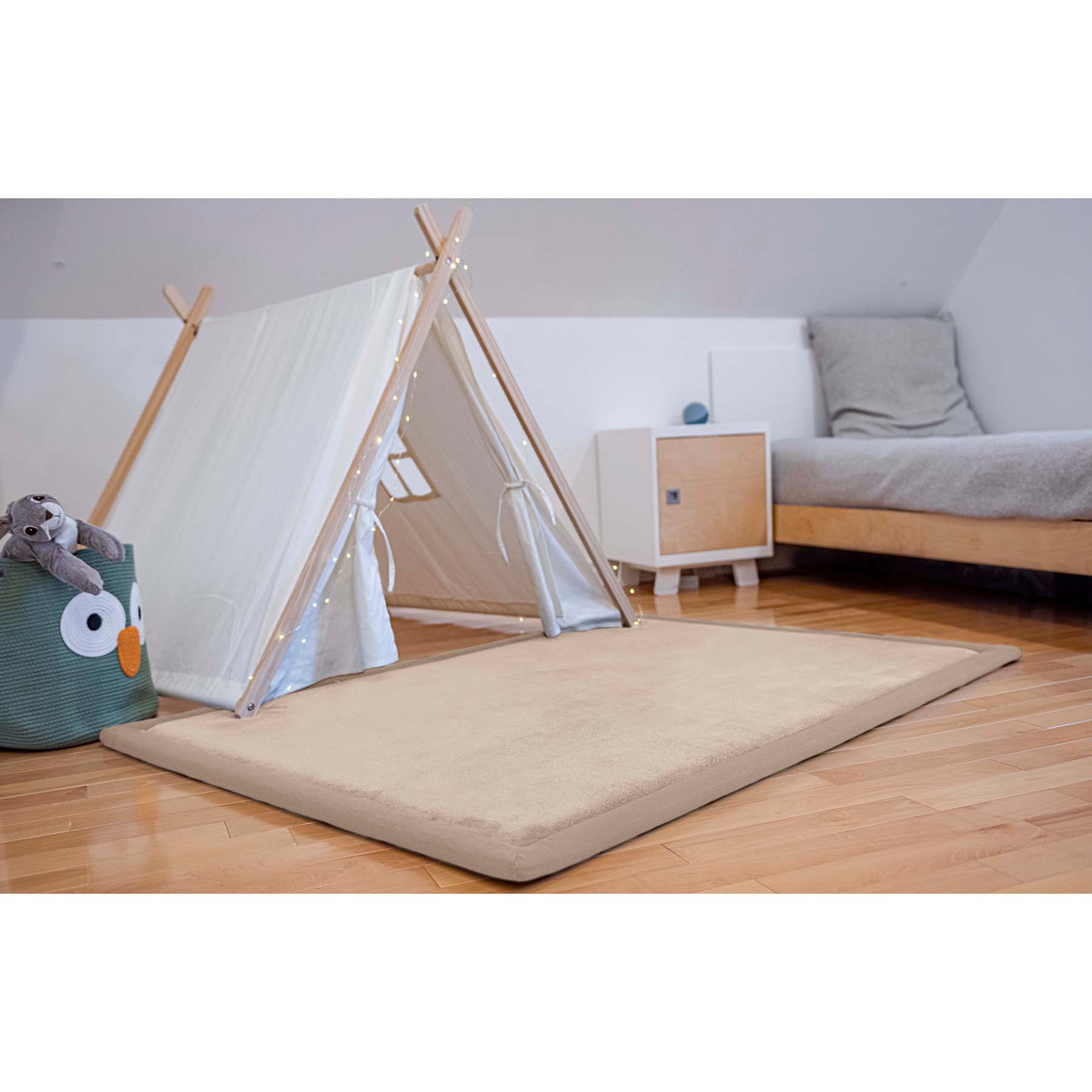 FIORA Tatami Play Mat, Sand, 100 x 150 x 3 cm