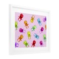 thumbnail image 2 of Stupell Industries Bohemian Candy Gem Ring Party Pattern White Framed Print Under Glass, 21 x 17, by LISH Creative, 2 of 8