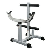 Valor Fitness Standing Curl Bar Station with Olympic Plate and Barbell Storage - Plate Loaded Home Gym