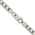 thumbnail image 3 of 925 Sterling Silver Box Chain Styles Necklace 4.5 mm 16 inch, 3 of 4