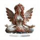 thumbnail image 1 of Letreros acrílicos con estatuas bohemias, decoraciones inspiradoras para el escritorio y el hogar., 1 of 7