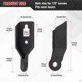 thumbnail image 2 of 2 Pcs Front Tow Hook D Ring Mounting Bracket Tow Hook Bracket Kit for Ford F150 2009- Front Bumper D-Ring Shackle Bracket, 2 of 5