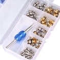 thumbnail image 4 of 40Pcs Air Conditioning Valve Core Kit, A/C R12 R134a Refrigeration Tire Valve Stem Cores with Remover Tool for Most Car, 4 of 8