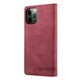 thumbnail image 4 of Dteck phone case for iPhone11 pro handmade PU Leather Flip Folio Wallet Phone Case with Card Slot, TPU Shockproof Inner Case Compatible with iPhone11 pro 6.1 inch,Red, 4 of 11