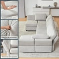 thumbnail image 2 of Weture Modular Sectional Sofa, Convertible U Shaped Sofa Couch with Storage, High Supportive & Soft Sponges, 6 Seat Modular Sectionals Sofa Couch with Chaise for Living Room, Grey, 2 of 6