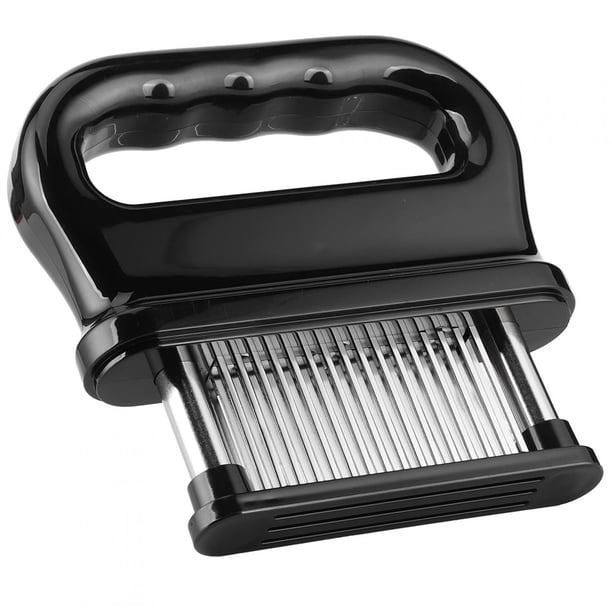 UTENSILIOS DE COCINA AGUJA DE CARNE, MARTILLO DE CARNE, Grado de Comida Negra con Asa para la Casa de la Cocina