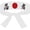 white-Ninja, variant on Vjnyvs Sushi Chef Theme Japanese Headband, Ninja Warrior Tie Headband for Kitchen Cooking