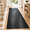 Black-3'x10', variant on Clear 8'x10' Runner Rug Plastic Floor Protector for Indoor Use