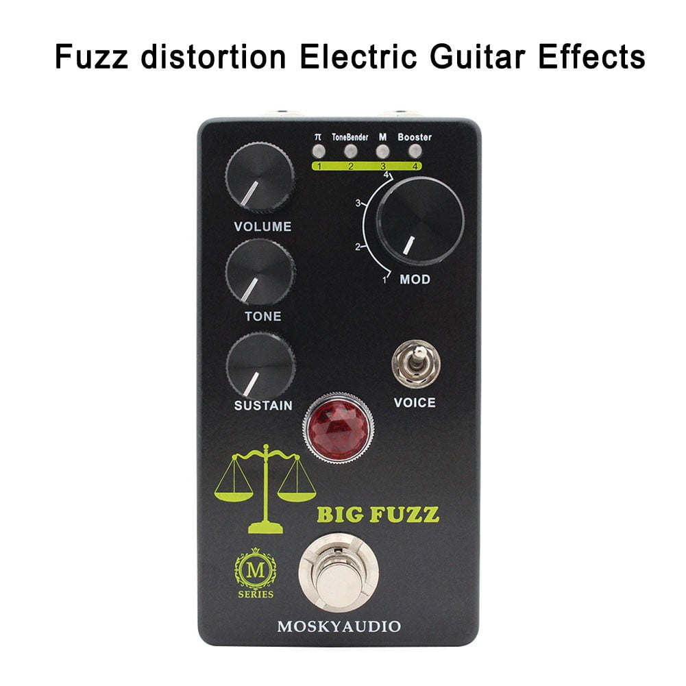 for Moskyaudio Big FUZZ Distortion The Electric Guitar Effects Pedal Guitar Parts