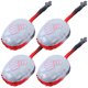 thumbnail image 1 of 4 globos de aluminio con forma de raqueta de bádminton, suministros para fiestas de cumpleaños, temática deportiva, globo de helio para bádminton, decoración de cumpleaños, color rojo, 1 of 7