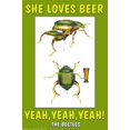 thumbnail image 1 of She Loves Beer, yeah, yeah, yeah - The Beetles- Fine Art Canvas Print (20" x 30"), 1 of 1
