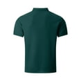 thumbnail image 6 of Mens Shirts Plus Size under $5 Short Sleeved Lapel Color Block Double Pockets Button Shirt Casual Shirt Army Green M, 6 of 6