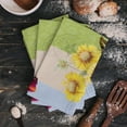 thumbnail image 3 of Cloth Cleaning Towel Wiping Microfiber Accessories Tools Kitchen Household Towels Kitchen Postmark Butterfly Sunflower Flower, 3 of 6