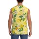 thumbnail image 4 of Fotbe Lemon Men's Camiseta sin Mangas Estampada para Hombres, Playera Casual para Gimnasio, Entrenamiento, Playa-Large, 4 of 7