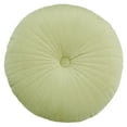 thumbnail image 2 of SAFAVIEH Vallory Solid Pillow, 16" x 16" Round, Leaf Green, 2 of 5