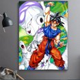 thumbnail image 1 of Cuadro Decorativo Goku Freezer Namek Canvas Listo Para Colgar 30x45cm Jungle Art Impresion Tela Arte, 1 of 6