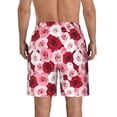 thumbnail image 3 of Naloa Rose Men's Beach Shorts, Surfing shorts, Swim trunks, Quick Dry Swim Trunks for Surfing Beach Fun - Small, 3 of 9