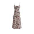 thumbnail image 1 of Txlixc Vestido largo sin mangas para mujer, de verano, con cuello en forma de U, estampado, correa de espagueti, una sola pieza Txlixc  Moda, 1 of 9