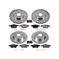 thumbnail image 3 of PowerStop Front and Rear Z23 Evolution Sport Carbon-Fiber Ceramic Brake Pad and Drilled & Slotted Rotor Kit Fits: FORD Select Models K6397, 3 of 10