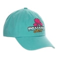 thumbnail image 3 of Panama Jack Retro Palm Baseball Cap, Adjustable Closure, Packable, Lightweight, 3" Brim (Turquoise), 3 of 8