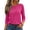 Hot Pink, variant on Stralyhd Women's Soft Casual Long Sleeve Tops Basic Crew Neck T Shirts Tee for Fall Workout Business Wear Hot Pink L