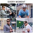 thumbnail image 2 of OhO Smart Glasses,Polarized Sunglasses with Bluetooth Speaker,Athletic/Outdoor UV Protection and Voice Control,Unisex(Transitional Lens), 2 of 8