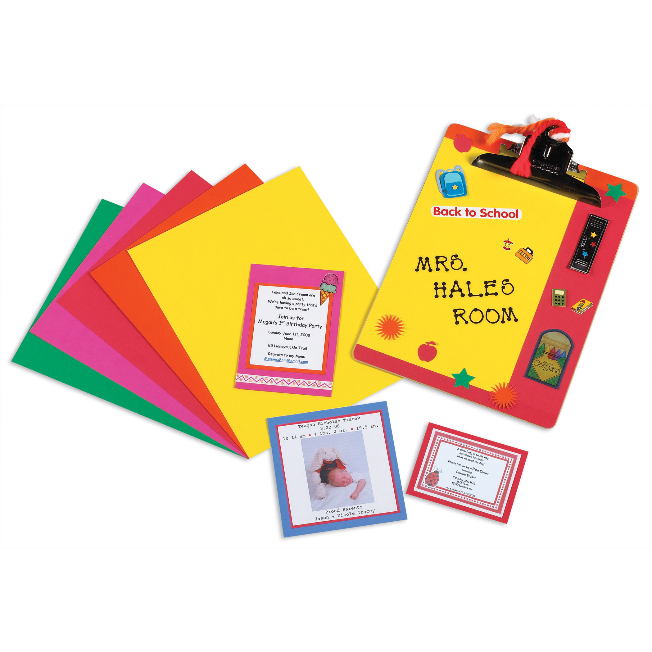 Array® Card Stock, Bright Colors, 100 Sheets