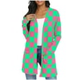 thumbnail image 1 of YanHoo Womens Cardigan Sweaters with Pockets Open Front Floral Boho Cardigan Cover Ups for Vacation, 1 of 8