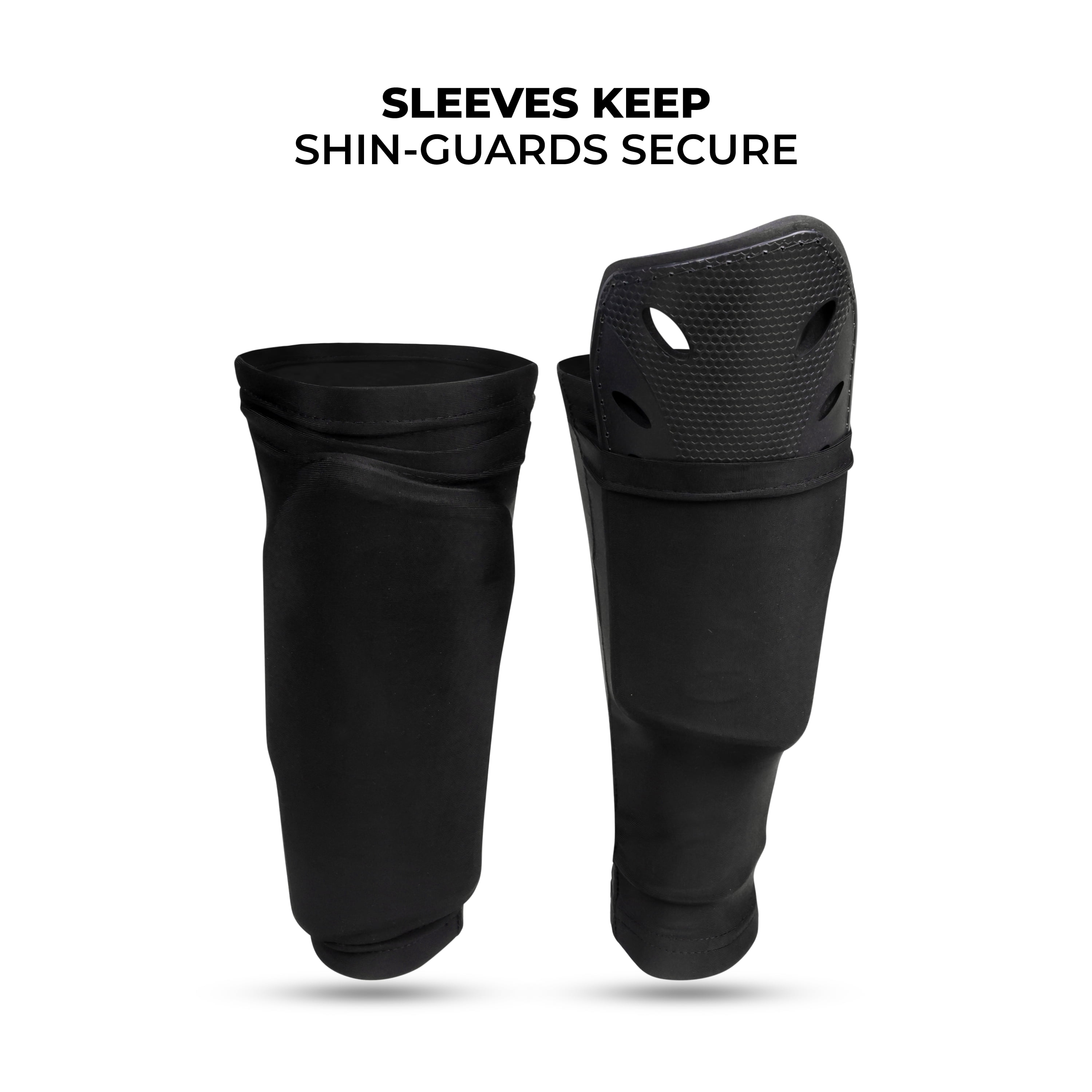 Athletic Works Soccer Shin Guard with Sleeve, Medium
