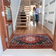 thumbnail image 6 of Lochas Vintage Bohemian Area Rug for Living Room, Retro Boho Rug Bedroom Indoor Print Carpet, 2' x 3',Red, 6 of 8