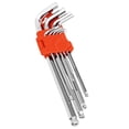 thumbnail image 1 of 9-Piece Wrench Set Household Repair Tool Diy Projects Ball Head Design Easy Entry To Hex Nuts Galvanized Finish 9Pcs Short Set, 1 of 8
